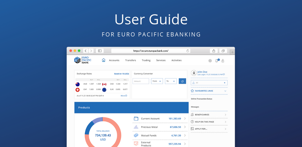 User Guide Euro Pacific Bank - i m interested
